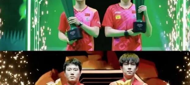 乒乓球比赛现场选手们技压群雄夺冠的简单介绍